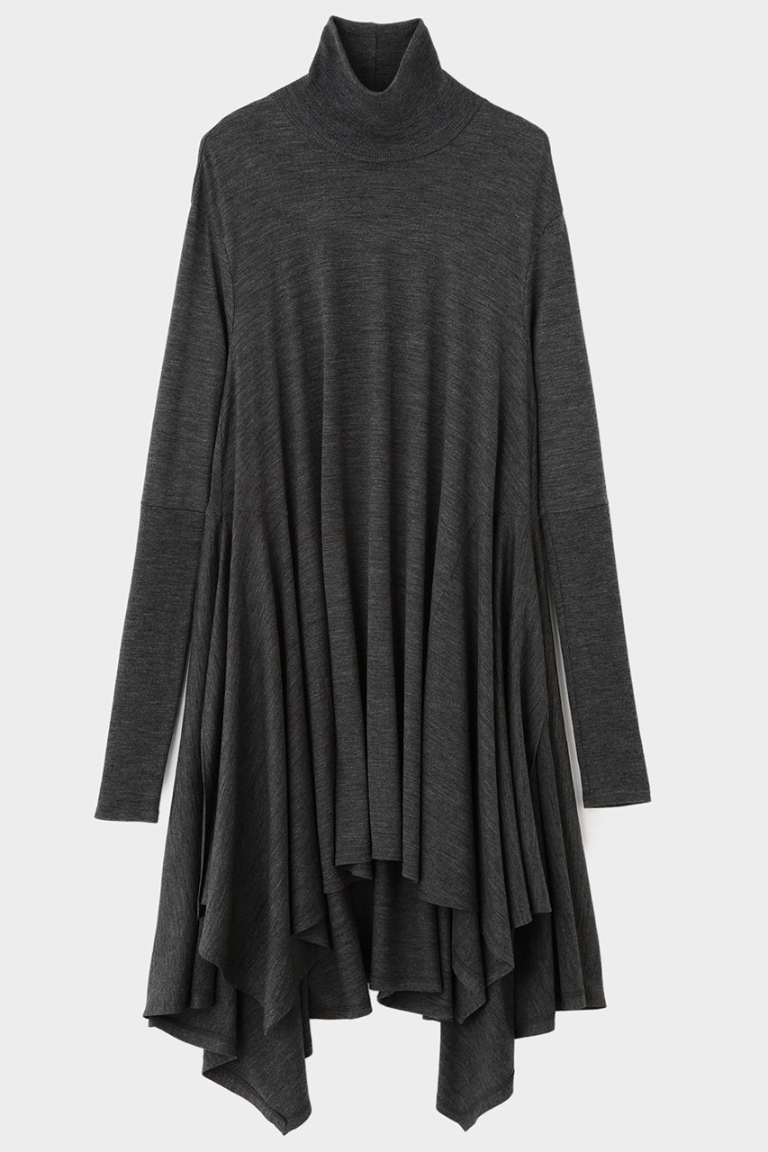 ル フィル/LE PHILのウールジャージーコンビカットソー(グレー/5345260113)