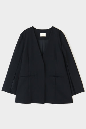 タグ付き LE PHIL ヘリンボンジャガードジャケット ブラック ル フィル LE PHIL ルフィル ヘリンボーン ジャガード ジャケット 黒 M