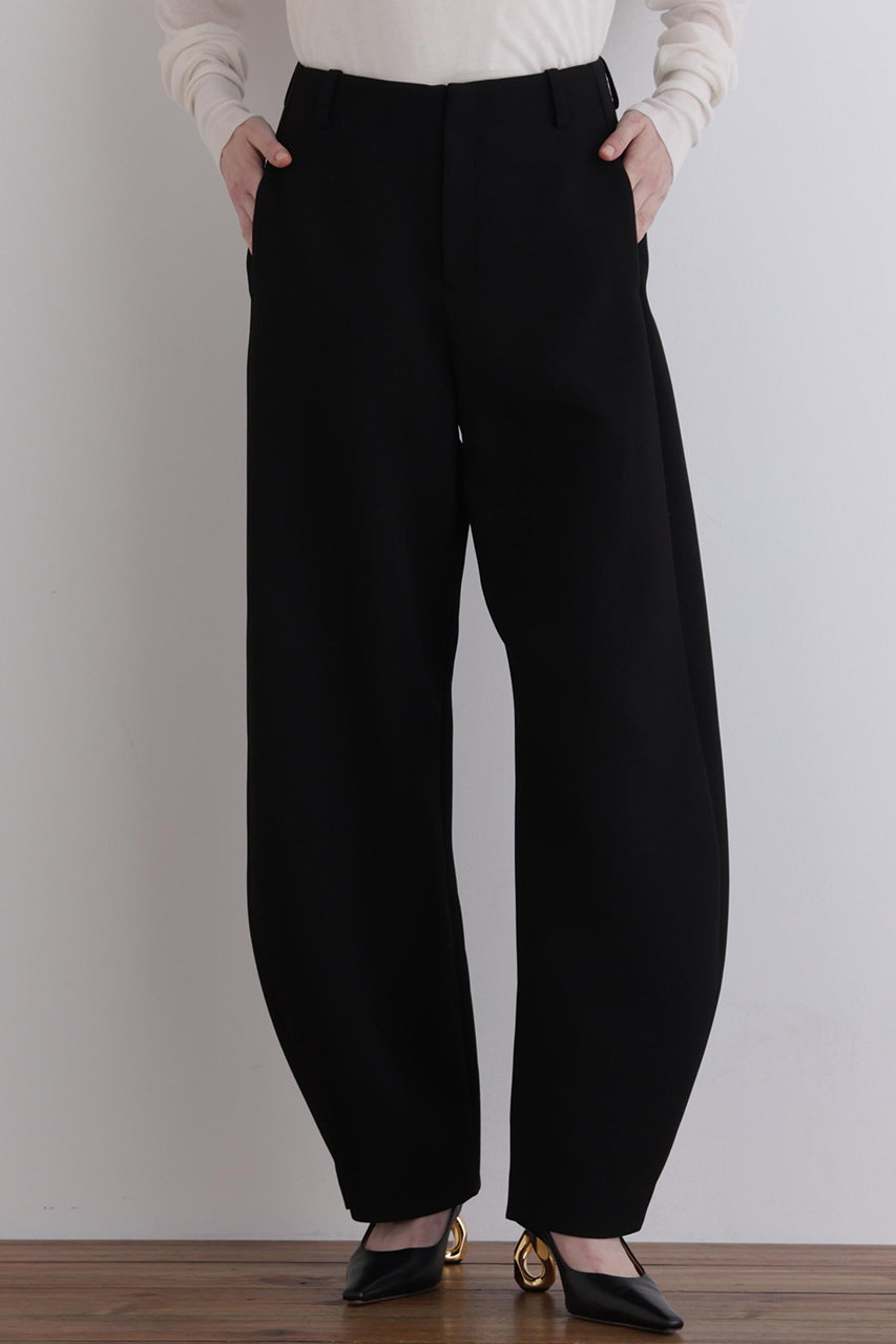 LE PHIL(ル フィル)｜トリプルクロスカーブパンツ/ブラック の通販