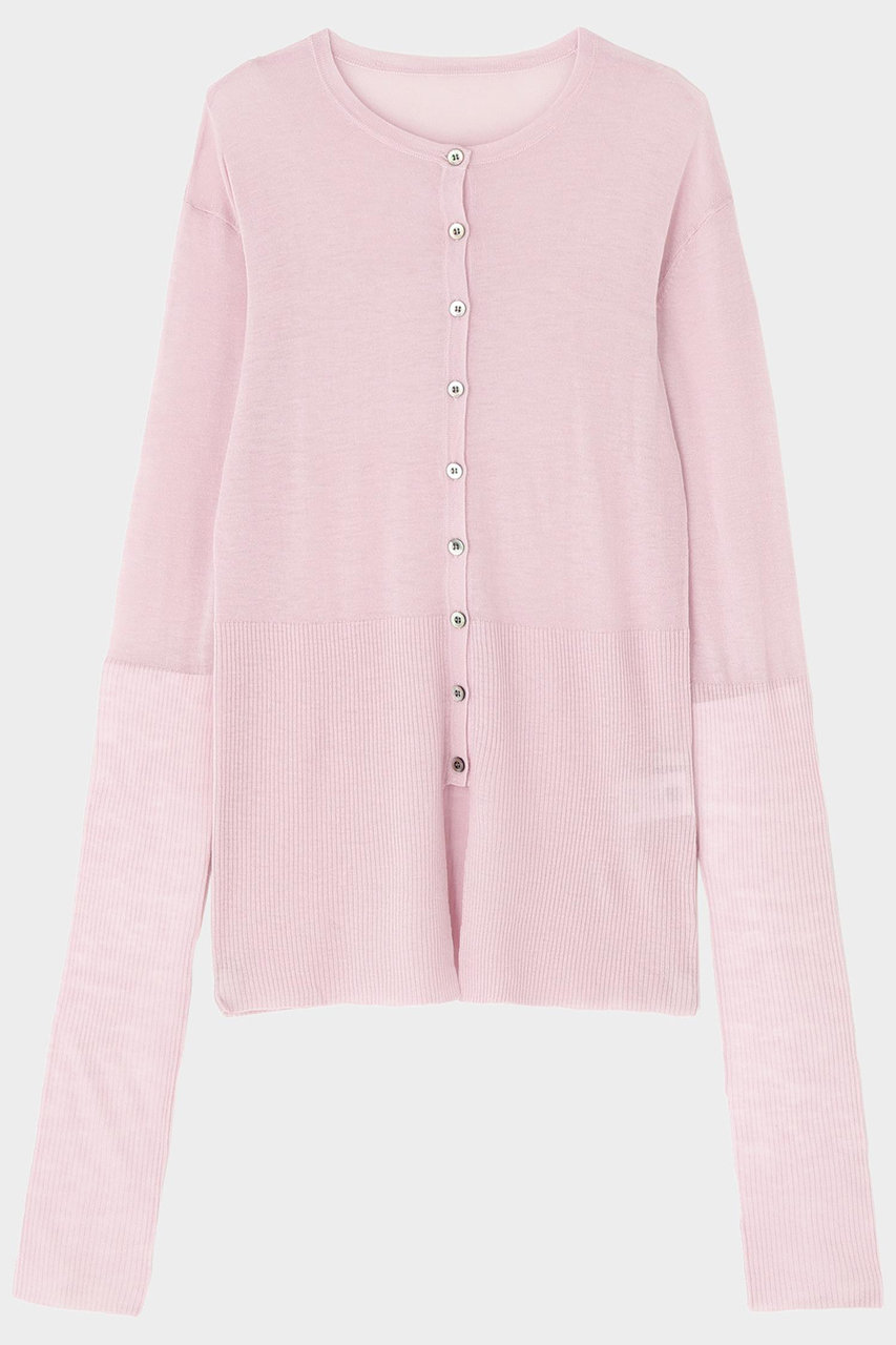 ル フィル/LE PHILのハイゲージニットカーディガン(ピンク/5345270119)