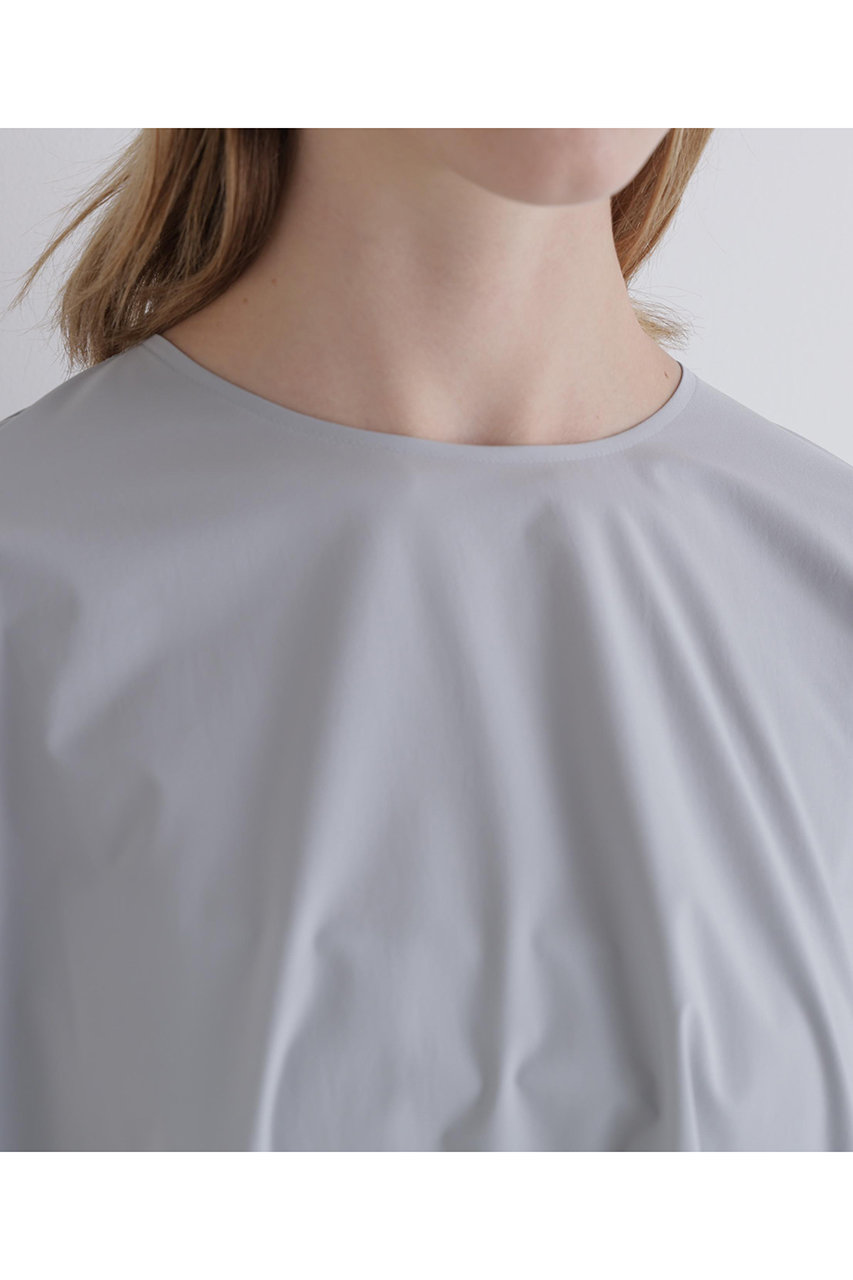 LE PHIL(ル フィル)｜SOLOTEXギャザーブラウス/グレー の通販