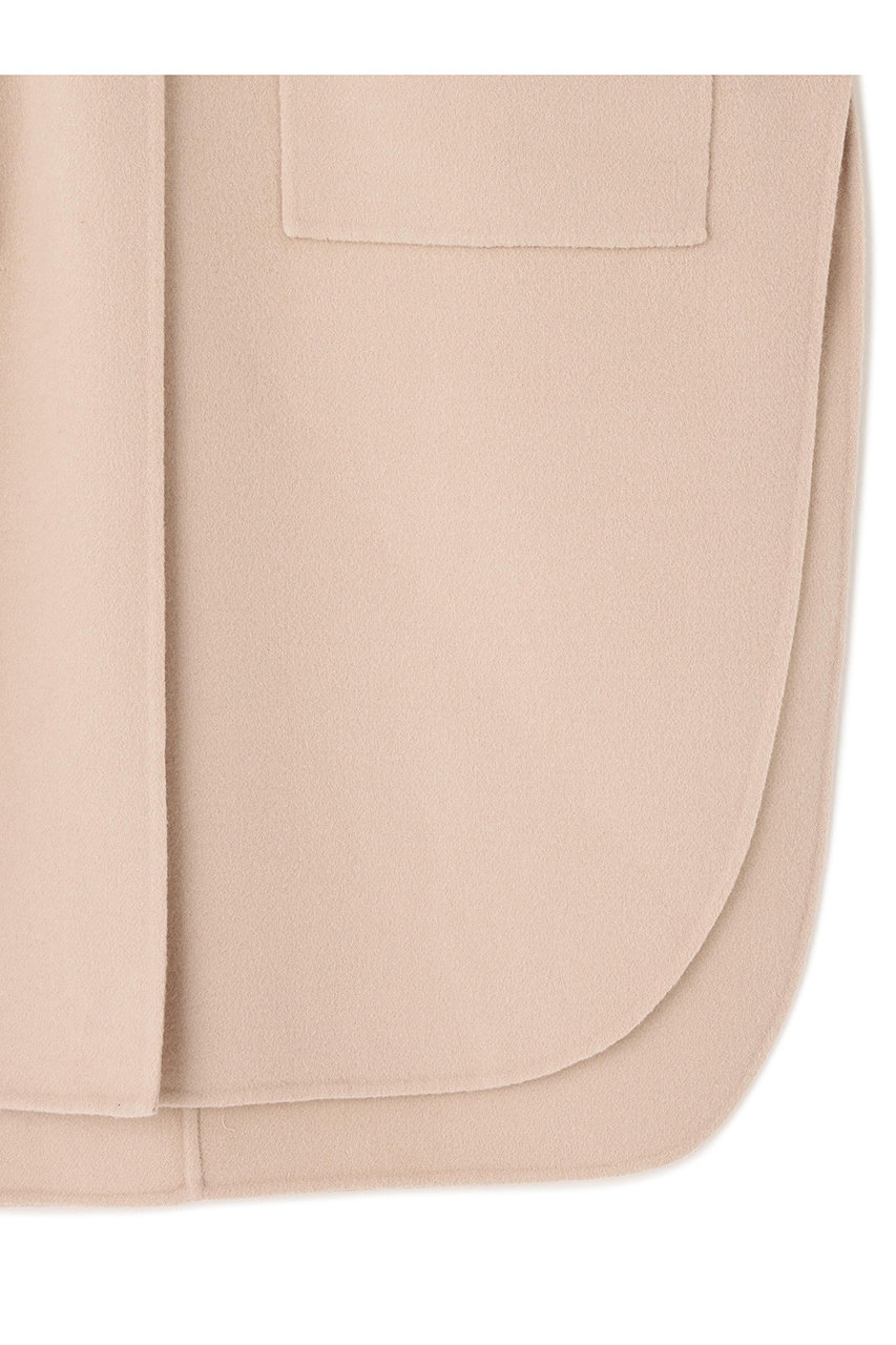 LE PHIL(ル フィル)｜ソフトウールリバーノーカラーコート/ベージュ の