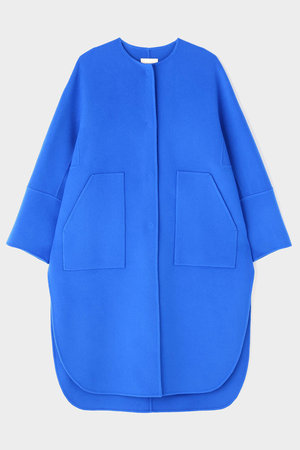 ル フィル/LE PHILのソフトウールリバーノーカラーコート(110900/110903)