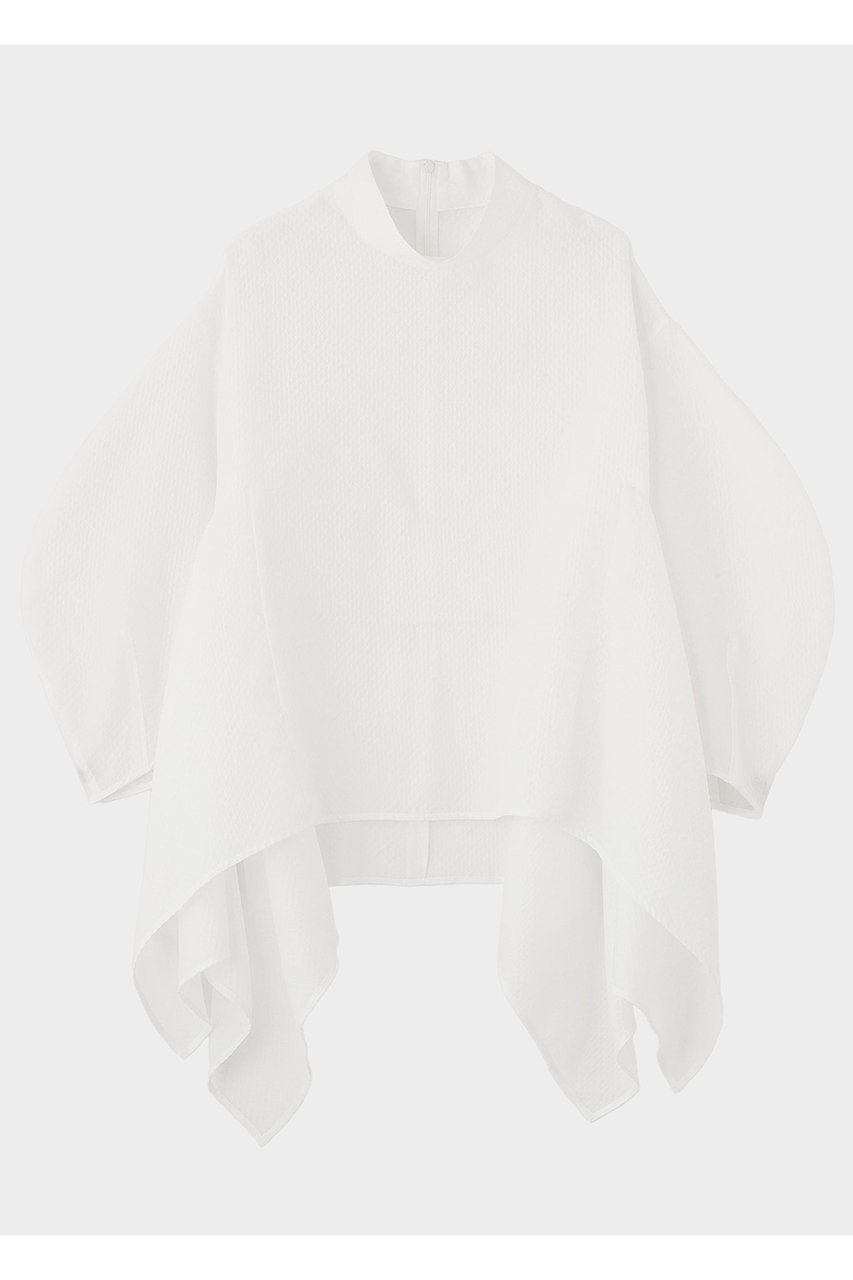 ル フィル/LE PHILのスクエアジャカードブラウス(ホワイト/5346110206)