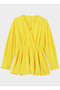 ドライツイルカシュクールブラウス ル フィル/LE PHIL イエロー