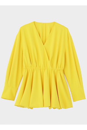 ル フィル/LE PHILの【予約販売】ドライツイルカシュクールブラウス