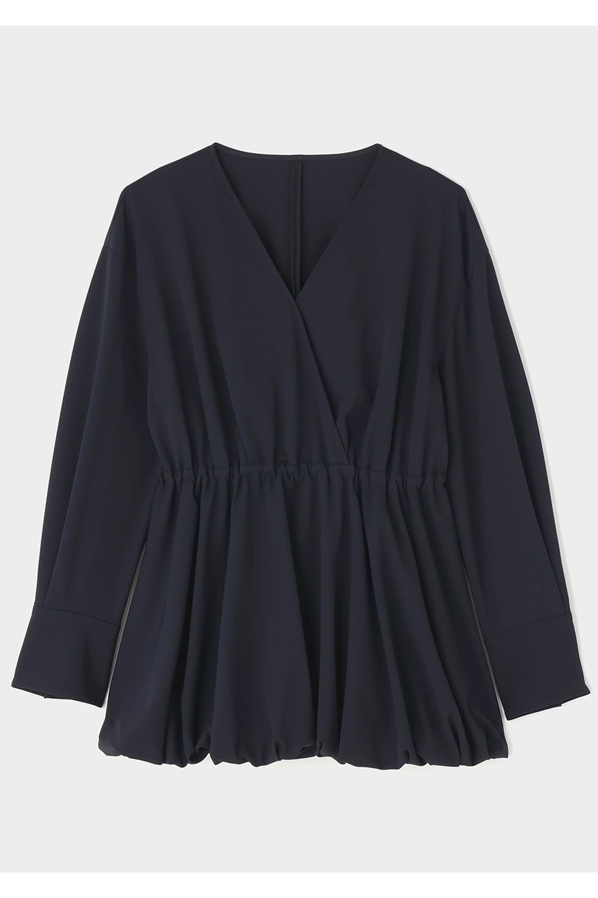 ル フィル/LE PHILのドライツイルカシュクールブラウス(ネイビー/5346110210)