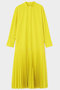 【予約販売】SOLOTEXブロードプリーツワンピース ル フィル/LE PHIL イエロー