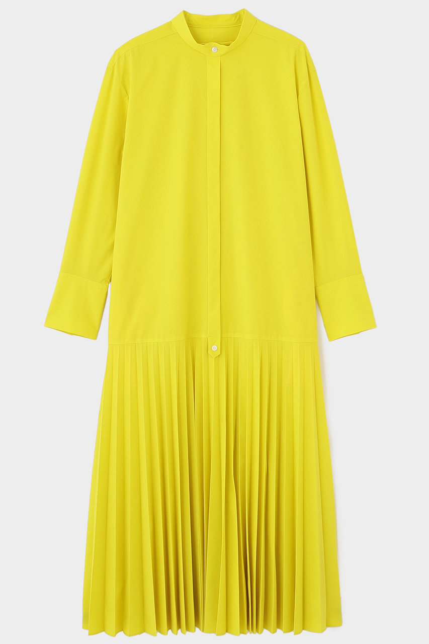 ル フィル/LE PHILの【予約販売】SOLOTEXブロードプリーツワンピース(イエロー/5346140207)