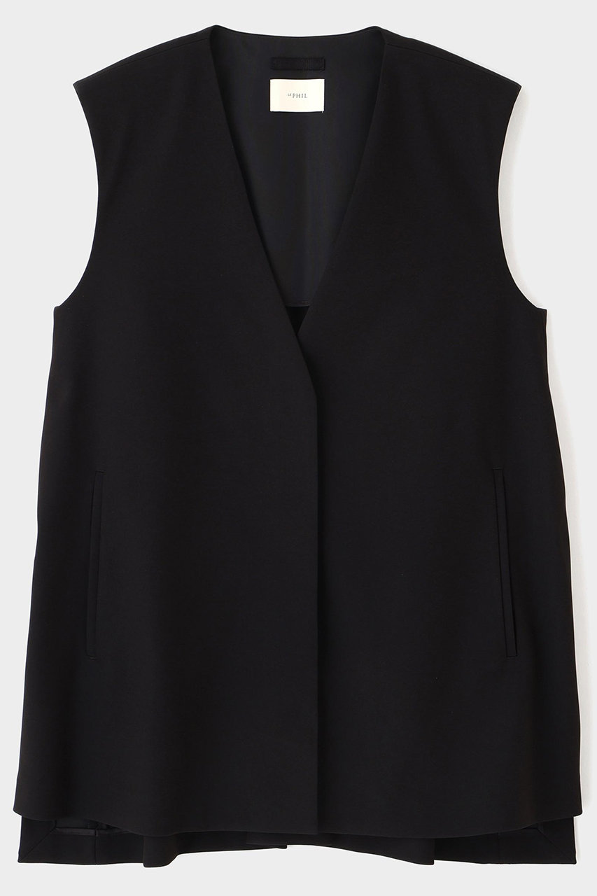 ル フィル/LE PHILの2WAYツイルボックスジレ(ブラック/5346150203)