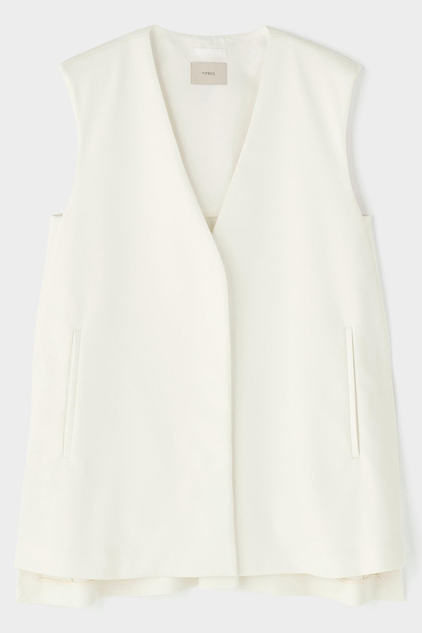 ル フィル/LE PHILの2WAYツイルボックスジレ(ホワイト/5346150203)