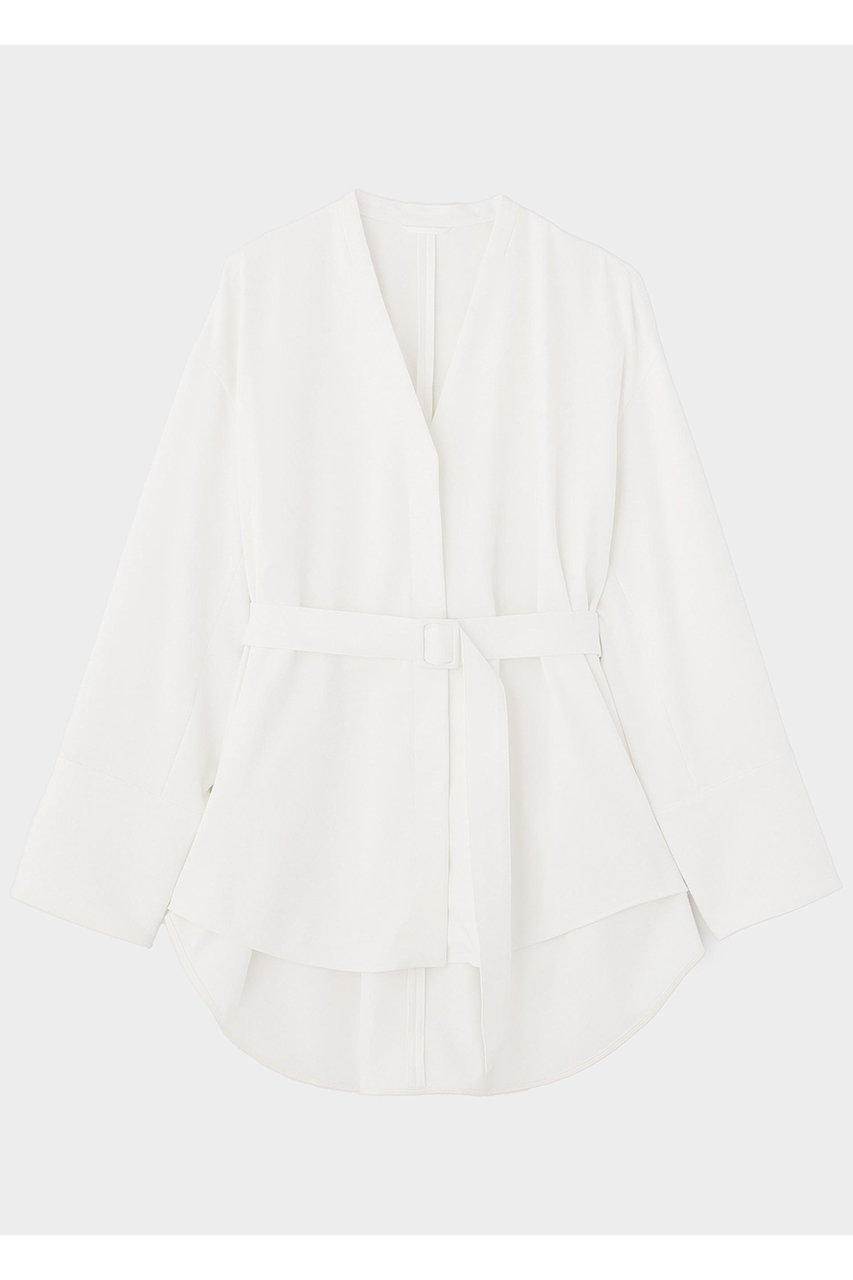 ル フィル/LE PHILの2WAYツイルブラウスジャケット(ホワイト/5346150204)