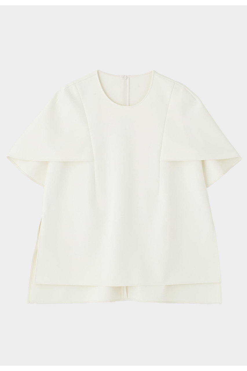 ル フィル/LE PHILの【予約販売】ライトダンボールケープブラウス(ホワイト/5346110806)