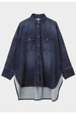 ウォッシュドデニムシャツＡ