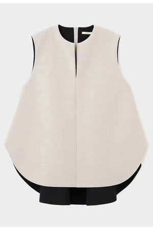 ル フィル/LE PHILのライトボンディングノースリーブジレブラウス(110400/110401)