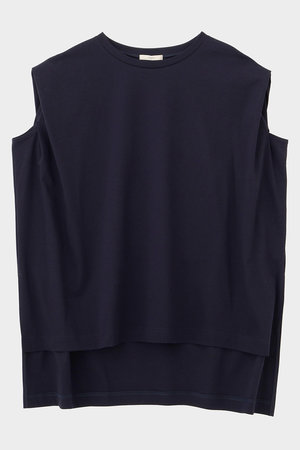 ル フィル/LE PHILの【予約販売】シルキースムースノースリーブT(110100/110101)