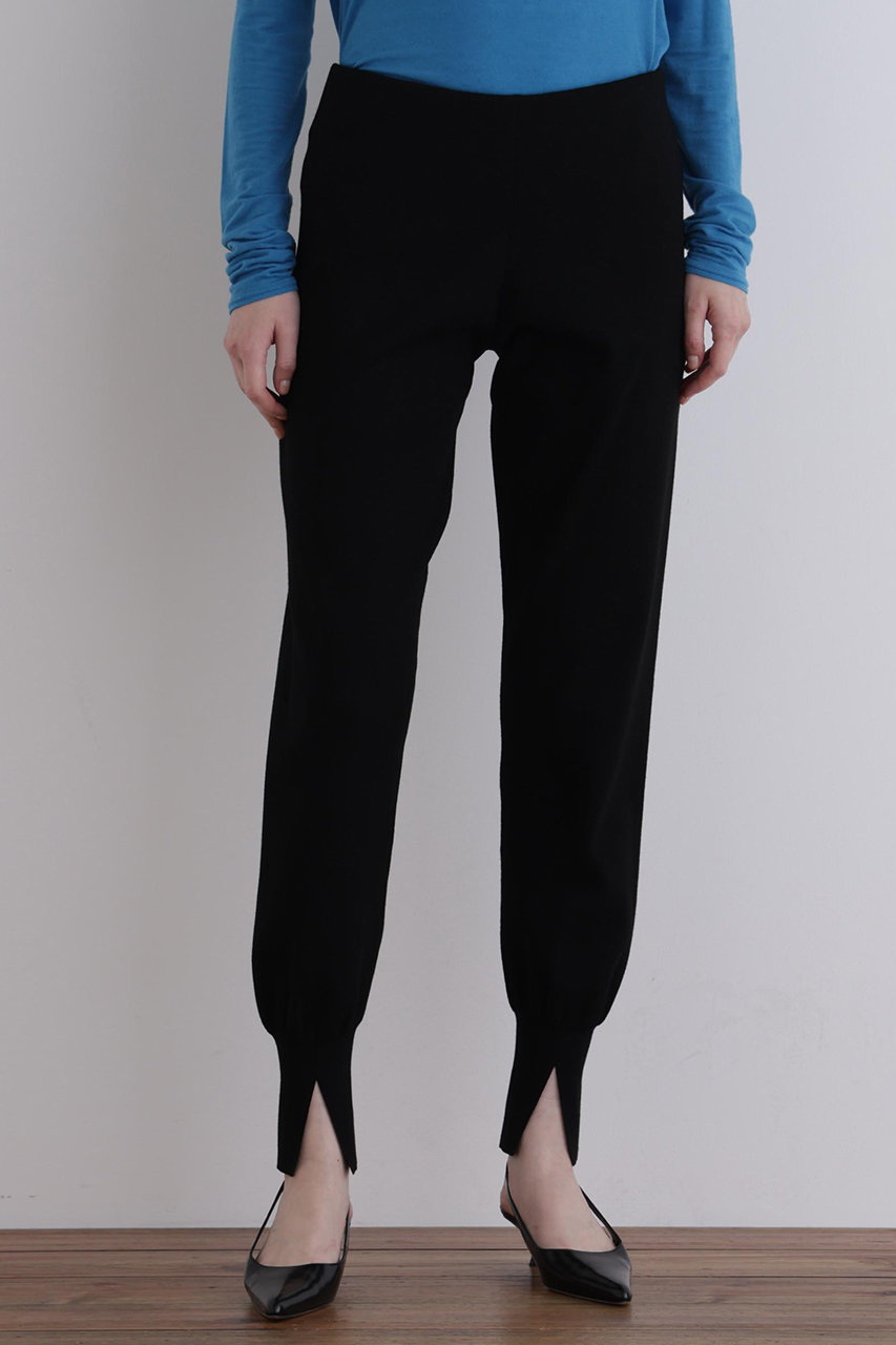 LE PHIL(ル フィル)｜ヴィスニットパンツ/ブラック の通販｜ELLESHOP