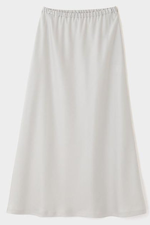 ル フィル/LE PHILのクラシックサテンスカート(110700/110703)