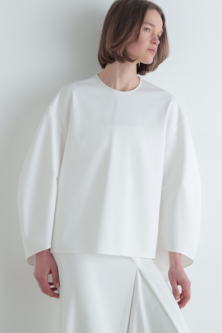 LE PHIL(ル フィル)｜2WAYポンチブラウス/ホワイト の通販｜ELLESHOP