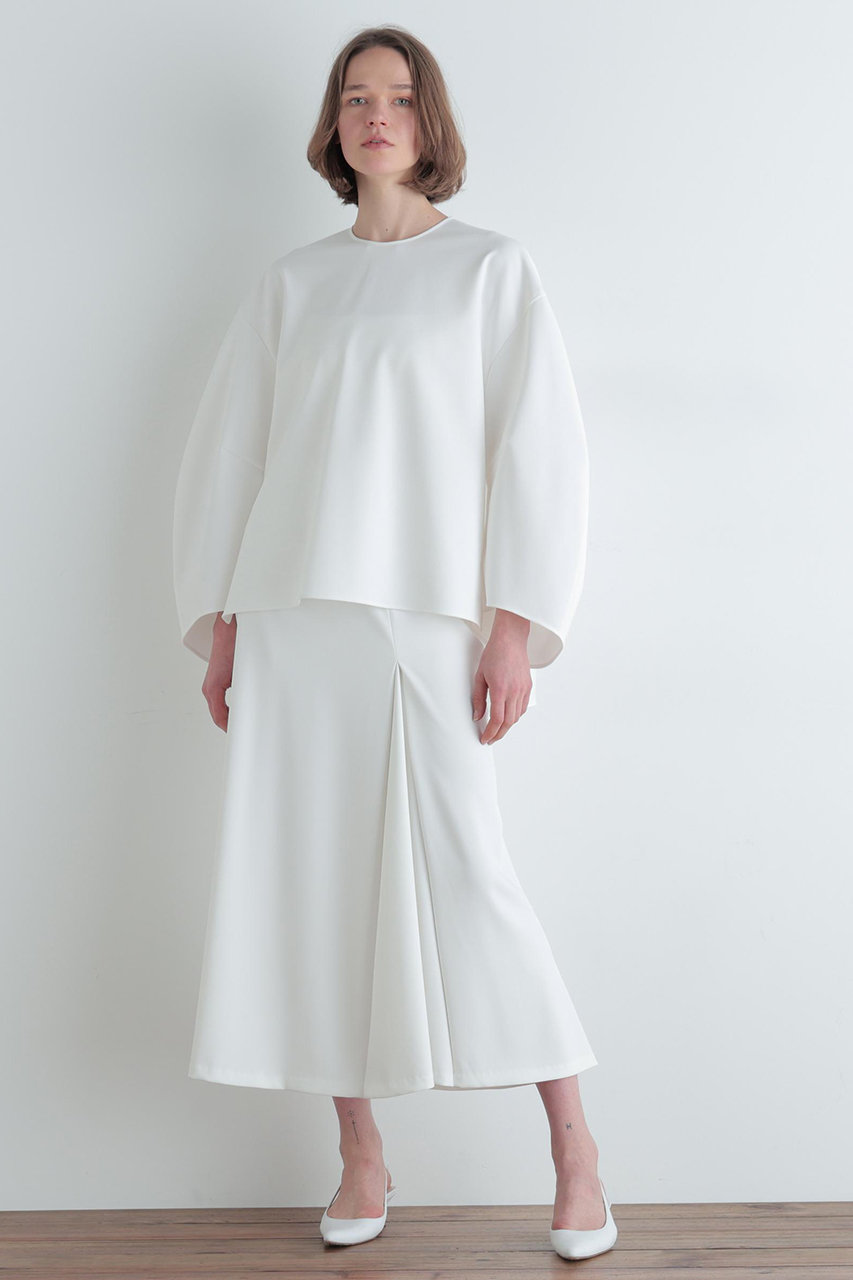 LE PHIL(ル フィル)｜2WAYポンチブラウス/ホワイト の通販｜ELLESHOP