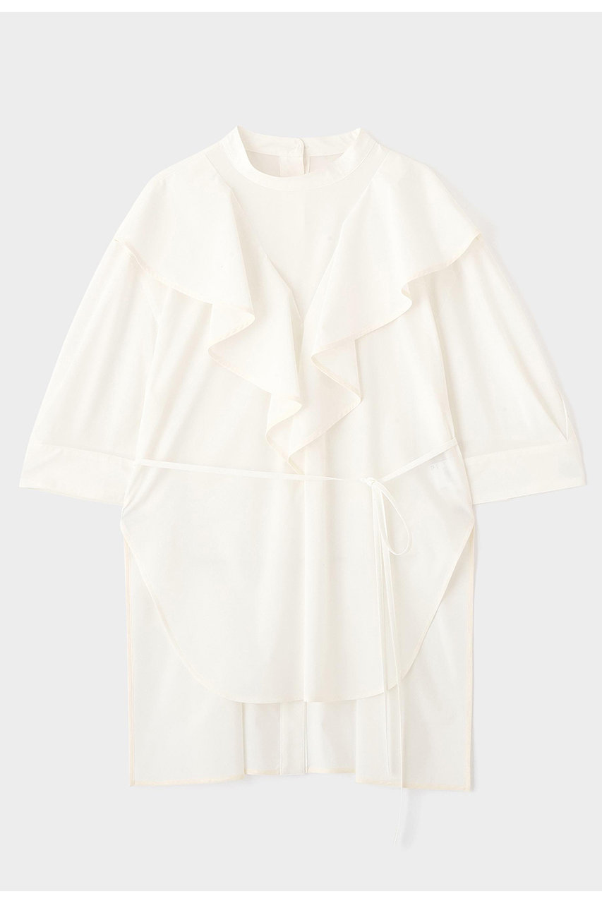 ル フィル/LE PHILの【予約販売】SOLOTEXブロードラッフルブラウス(ホワイト/5346110035)