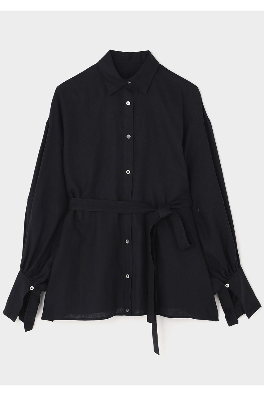 ル フィル/LE PHILのリネンブラウス(ブラック/5346110036)