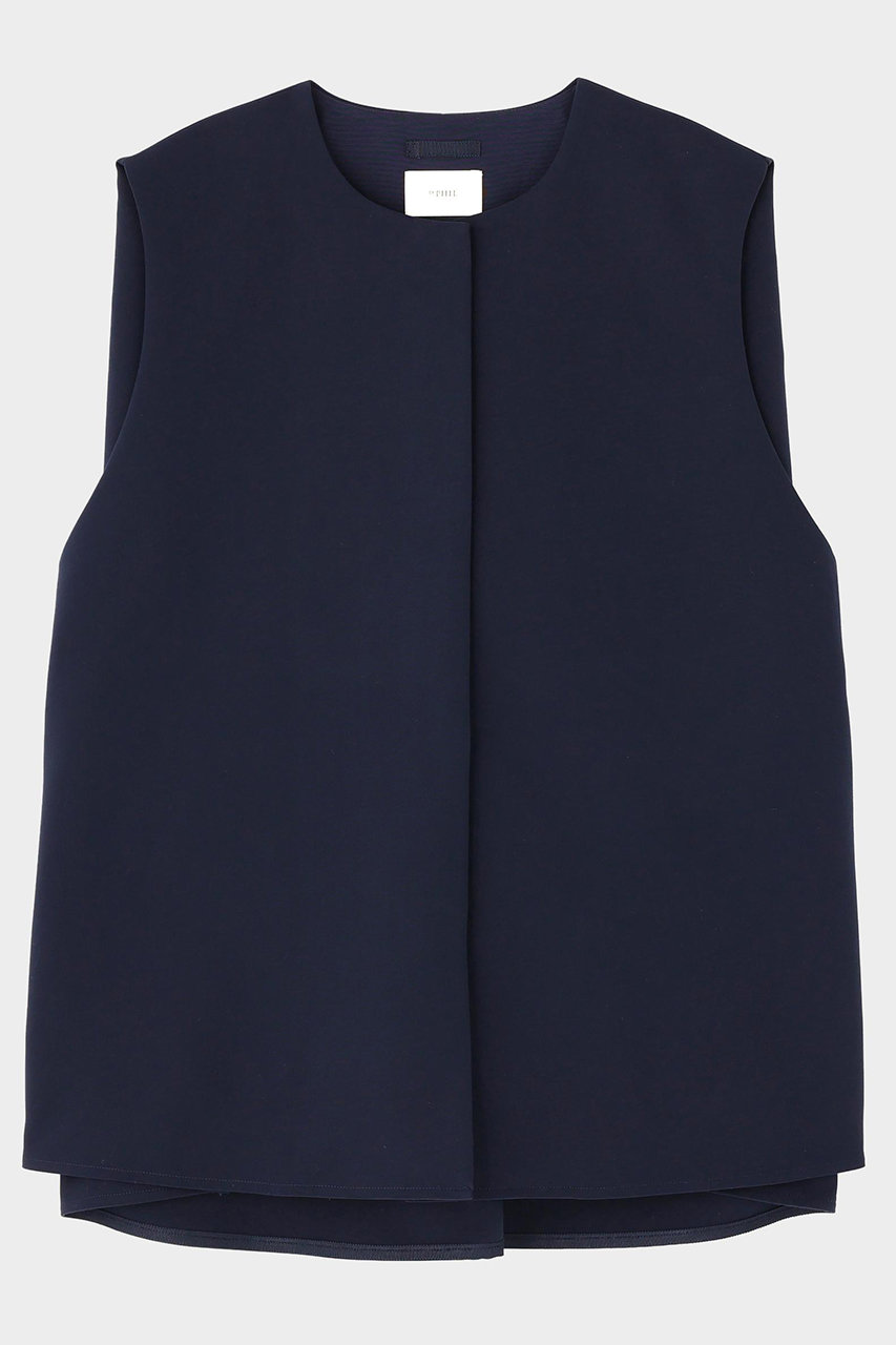 ル フィル/LE PHILの【予約販売】コンパクトダブルクロスジレ(ネイビー/5346110046)