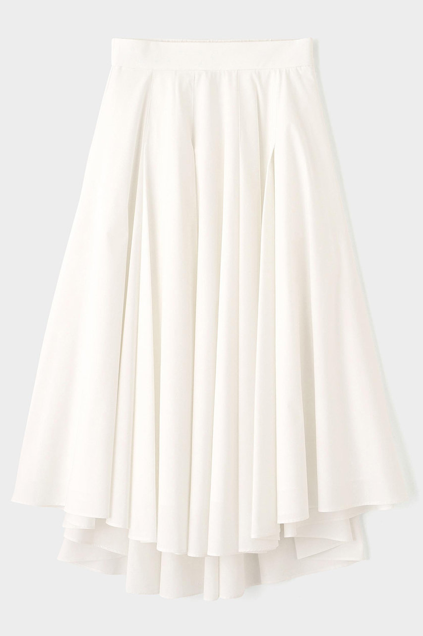 ル フィル/LE PHILの【予約販売】SOLOTEXブロードタックスカート(ホワイト/5346120035)