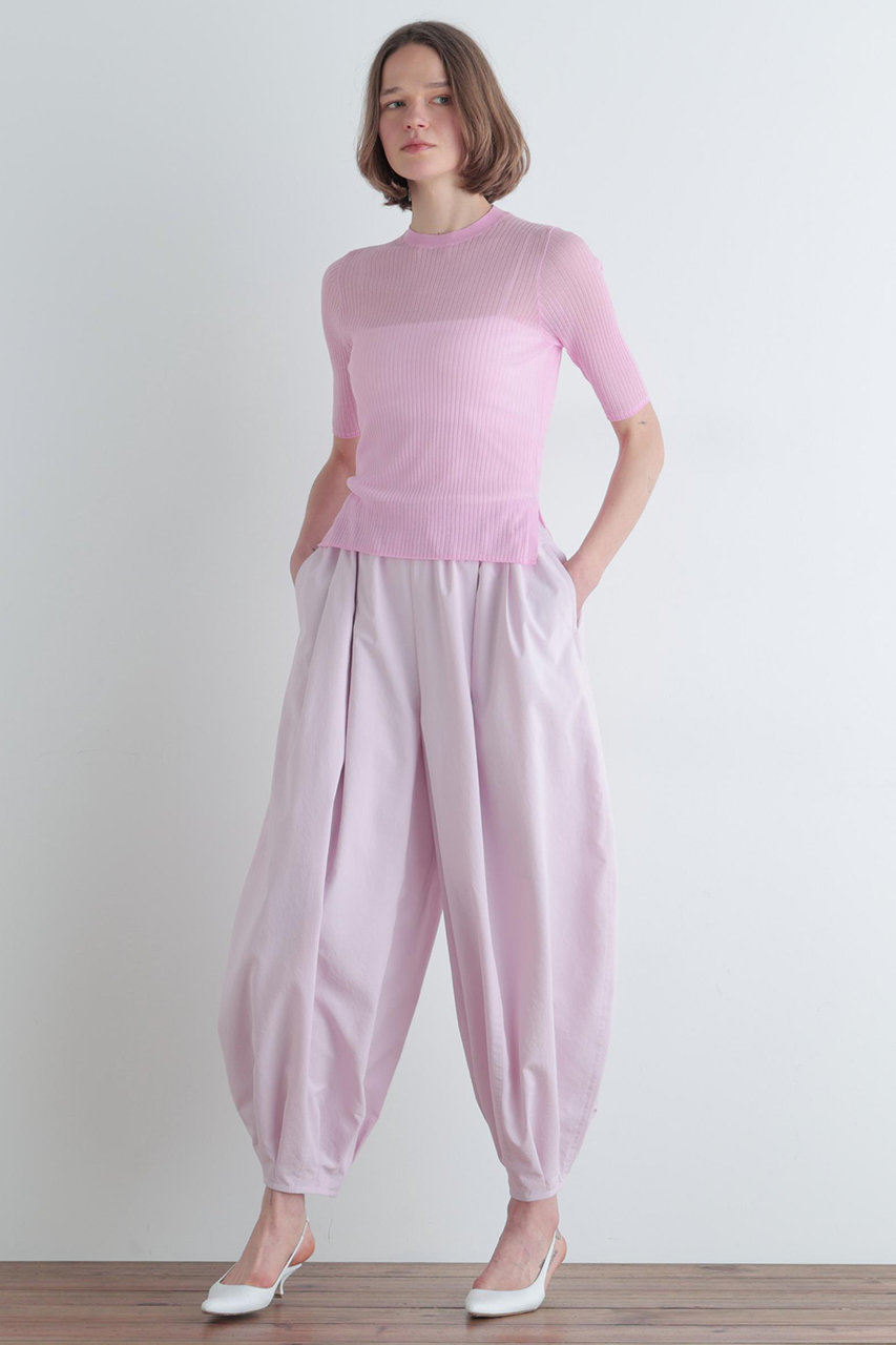 LE PHIL(ル フィル)｜ブロードパンツ/ピンク の通販｜ELLESHOP・(エル