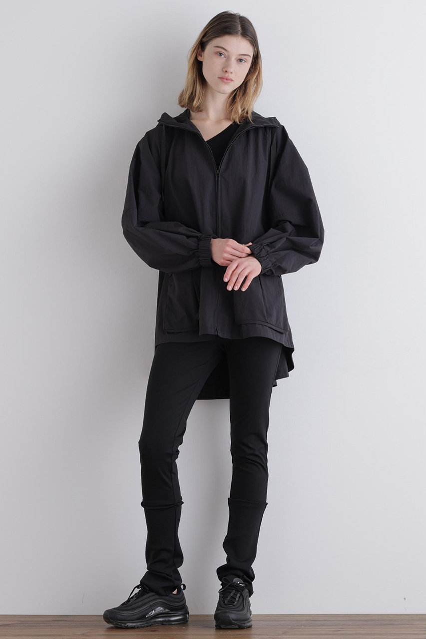 美品 ルフィル 25SS ナイロンストレッチフリルジャケット ライトアウター LE PHIL(ル フィル)｜◇《LE PHIL SPORTS》ライトシェルタフタ