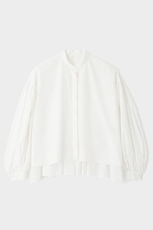 ル フィル/LE PHILのショートタイプライターギャザーブラウス(110400/110403)