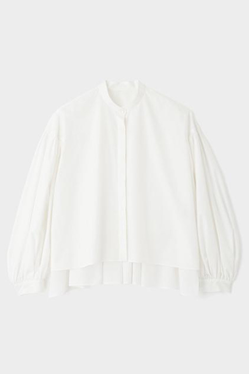 ル フィル/LE PHILのショートタイプライターギャザーブラウス(ホワイト/5346910825)