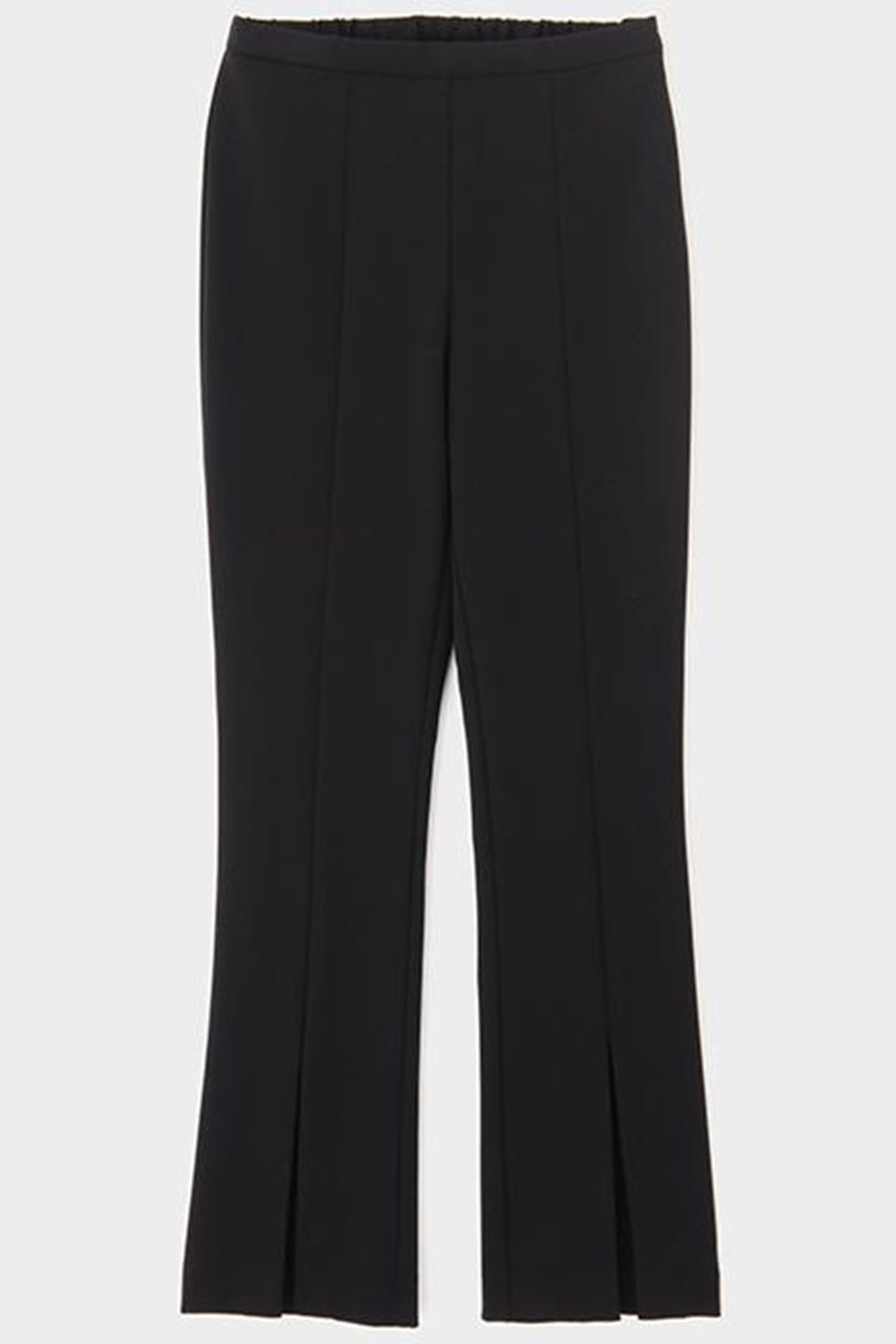 ル フィル/LE PHILのハイストレッチフロンスリットパンツ（＋5cm丈）(ブラック/5346930701)