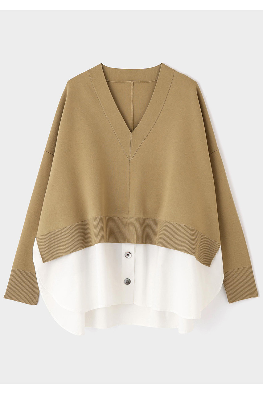 ル フィル/LE PHILの【予約販売】レイヤードプルオーバー(ベージュ/5346170048)