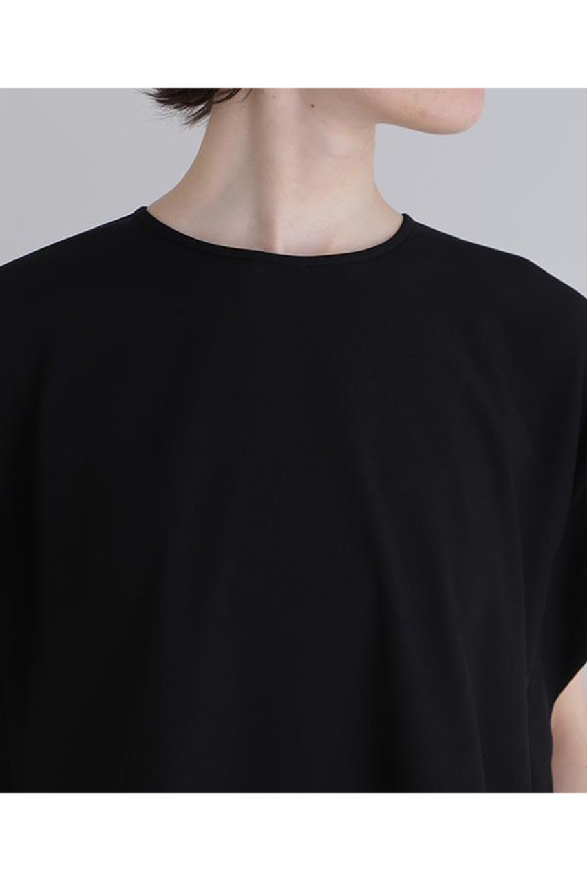 LE PHIL(ル フィル)｜2WAYツイルブラウス/ブラック の通販｜ELLESHOP