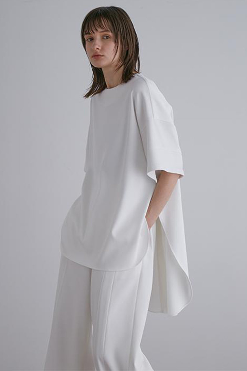 LE PHIL(ル フィル)｜【予約販売】2WAYツイルハーフスリーブブラウス