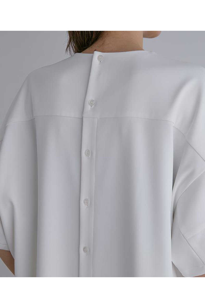 LE PHIL(ル フィル)｜【予約販売】2WAYツイルハーフスリーブブラウス