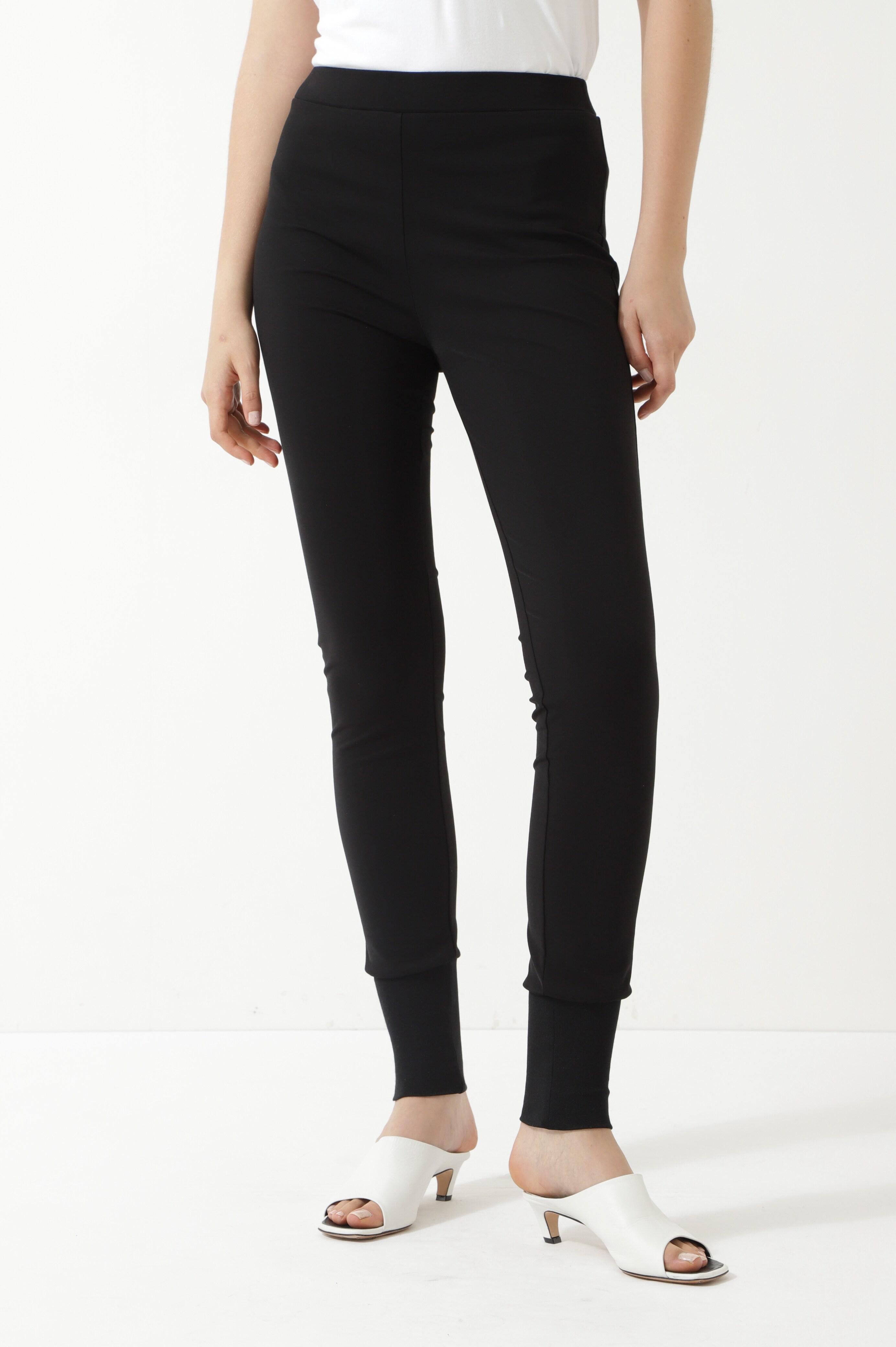 LE PHIL 《LE PHIL》ハイストレッチポンチリブレギンス (ブラック, ０) ル フィル ELLE SHOP