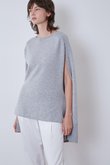 《LE PHIL》カシミヤミドルゲージケープニット