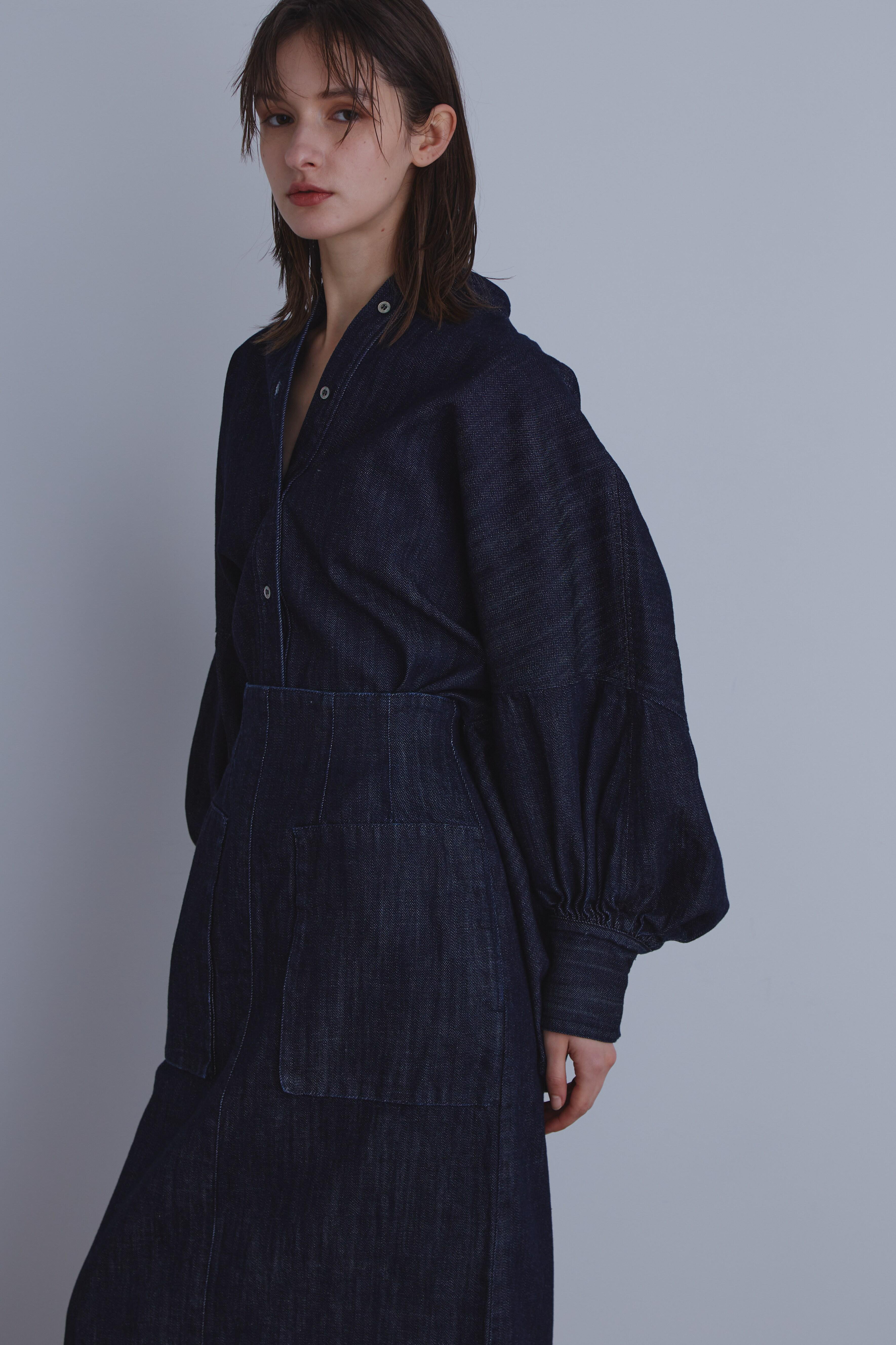 極美品✨️23SS　ルフィル　ルーズデニムブラウス シャツ　インディゴネイビー LE PHIL(ル フィル)｜《LE PHIL》ルーズデニムブラウス/ネイビー の