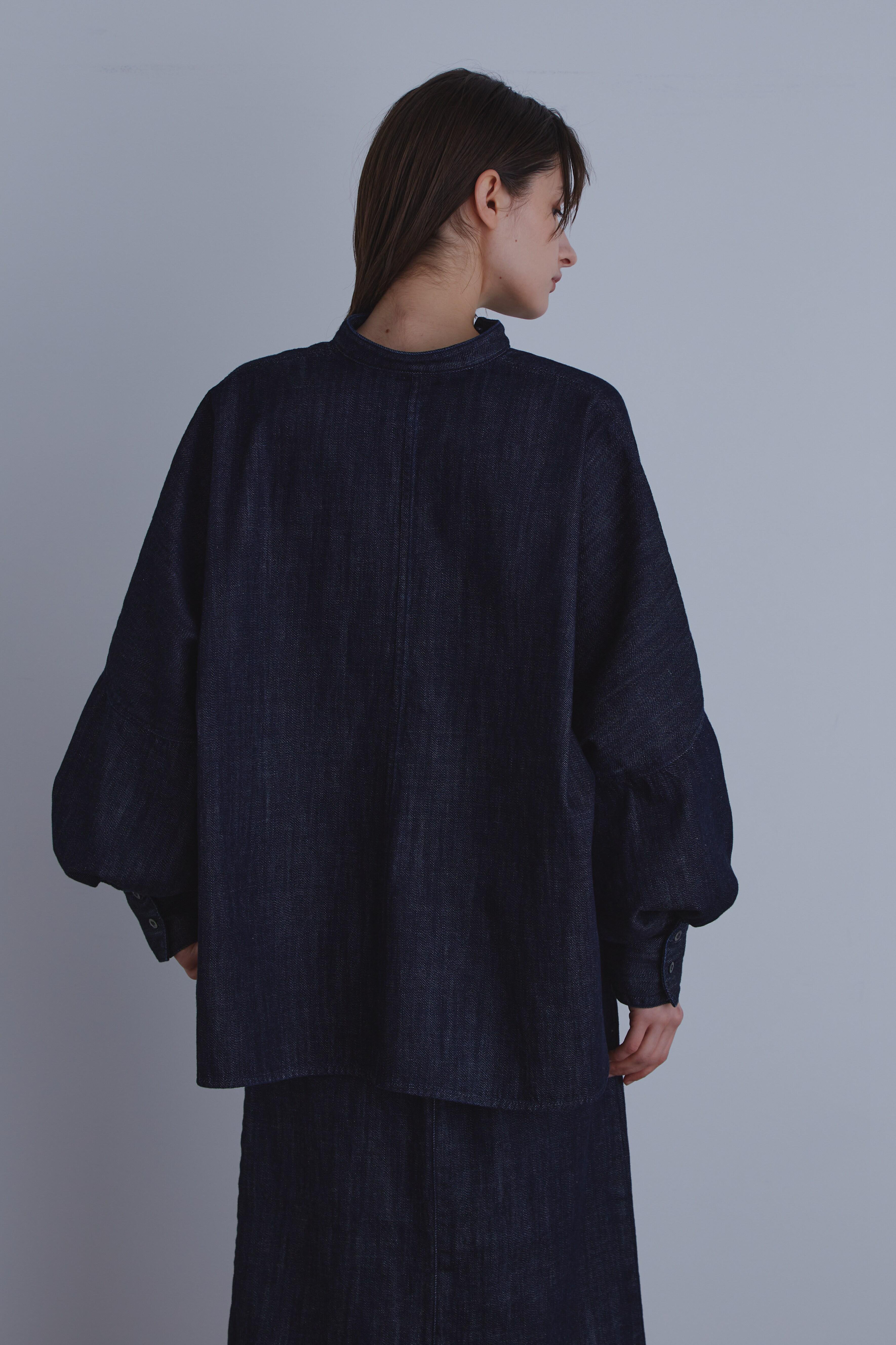 極美品✨️23SS　ルフィル　ルーズデニムブラウス シャツ　インディゴネイビー LE PHIL(ル フィル)｜《LE PHIL》ルーズデニムブラウス/ネイビー の