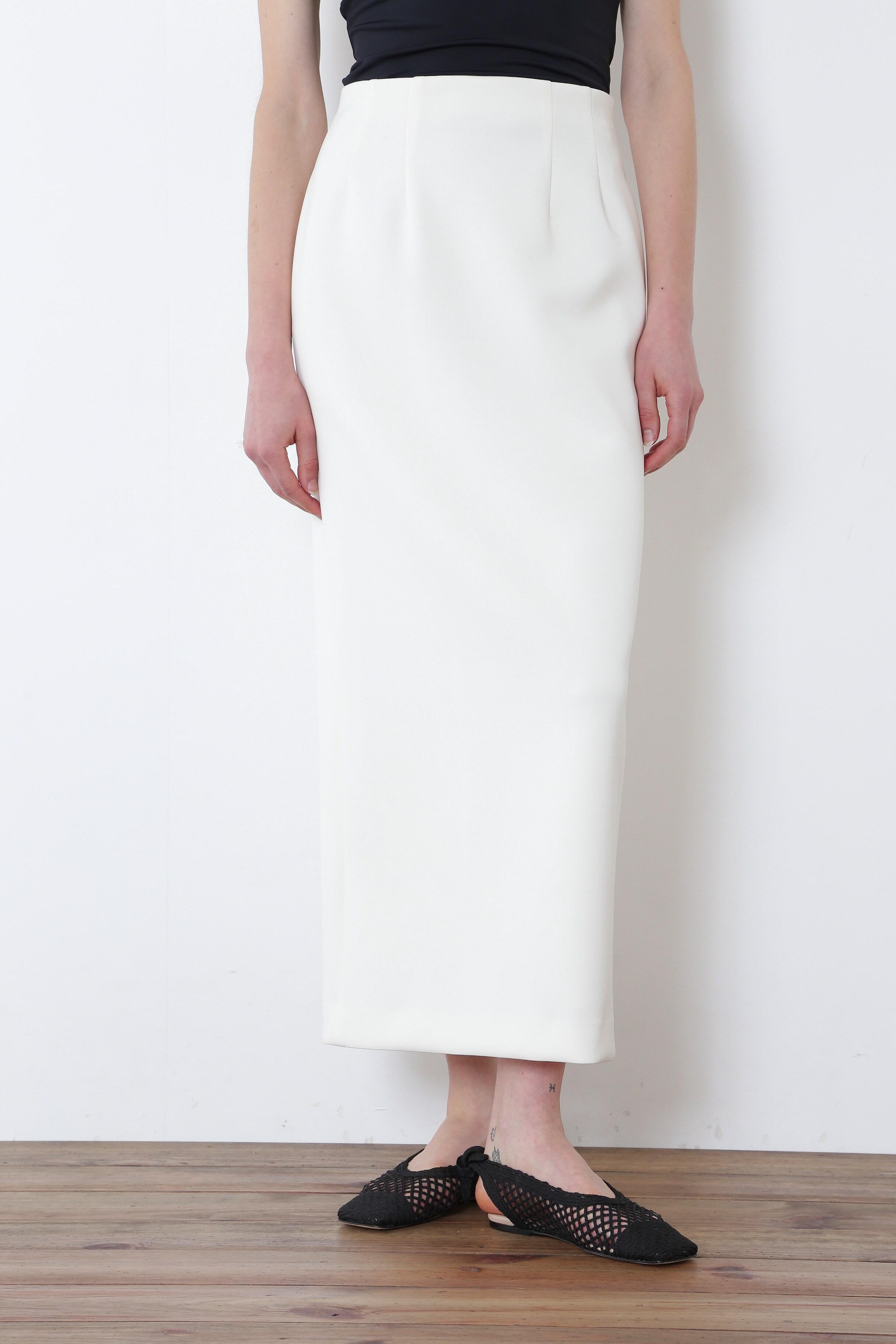 ル フィル/LE PHILの《LE PHIL》スキューバジャージースカート(ホワイト/5343120206)