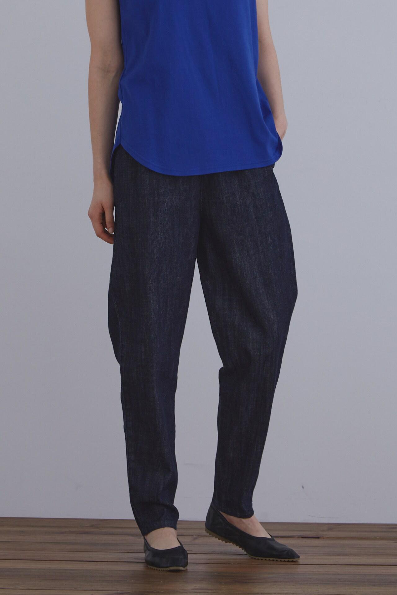 ル フィル/LE PHILの《LE PHIL》ルーズデニムパンツ(ネイビー/5343130300)