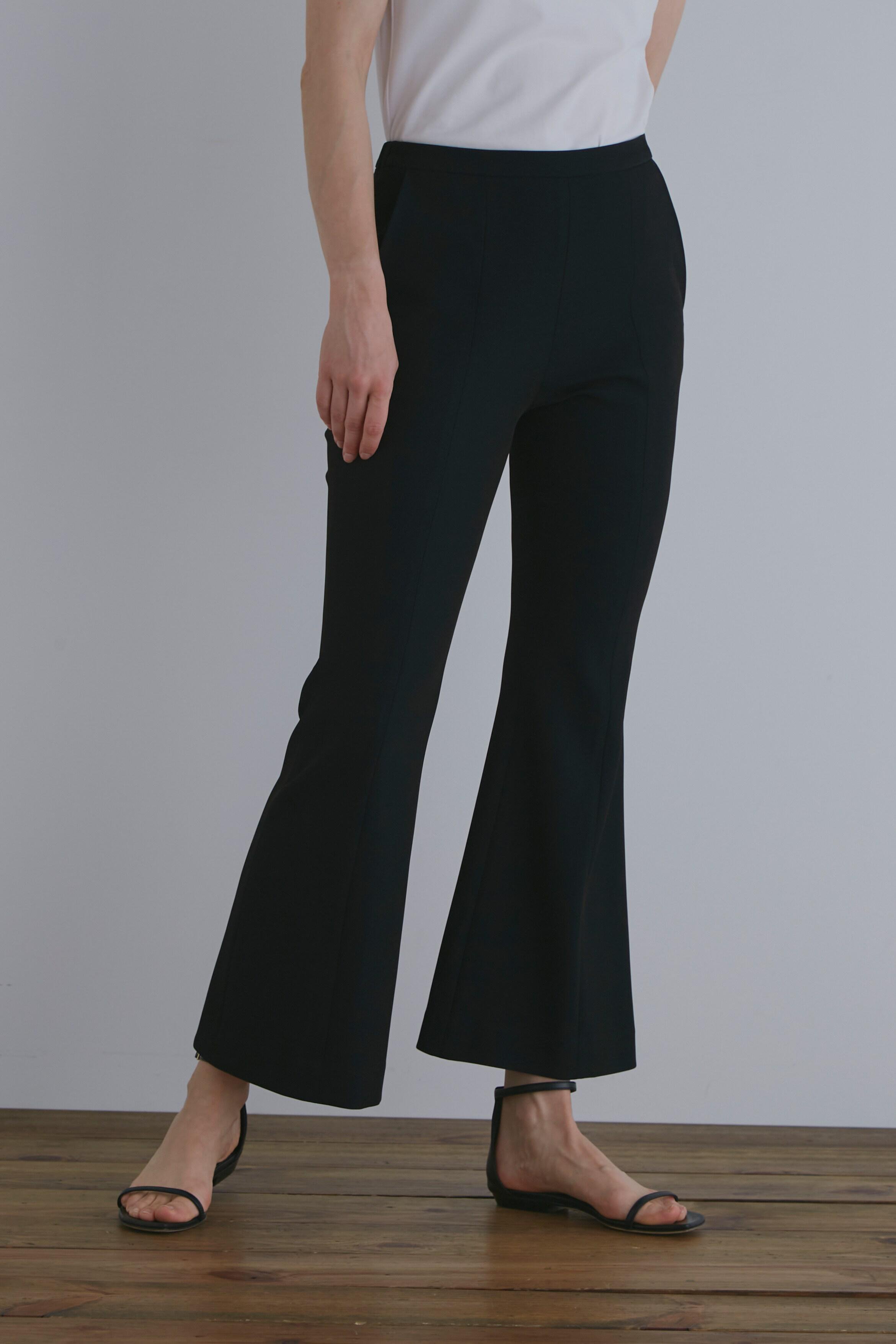 ル フィル/LE PHILの2WAYツイルフレアパンツ(ブラック/5343130605)