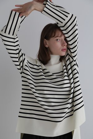 ル フィル/LE PHILの《LE PHIL》ボーダーニット(110300/110301)