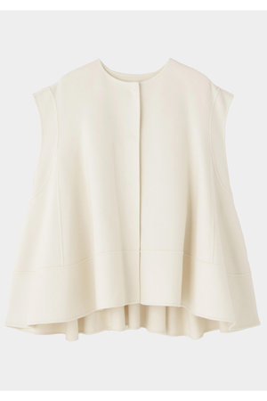 ル フィル/LE PHILのピュアカシミアフレアジレ(110800/110801)