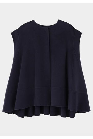 ル フィル/LE PHILのピュアカシミアフレアジレ(110800/110801)