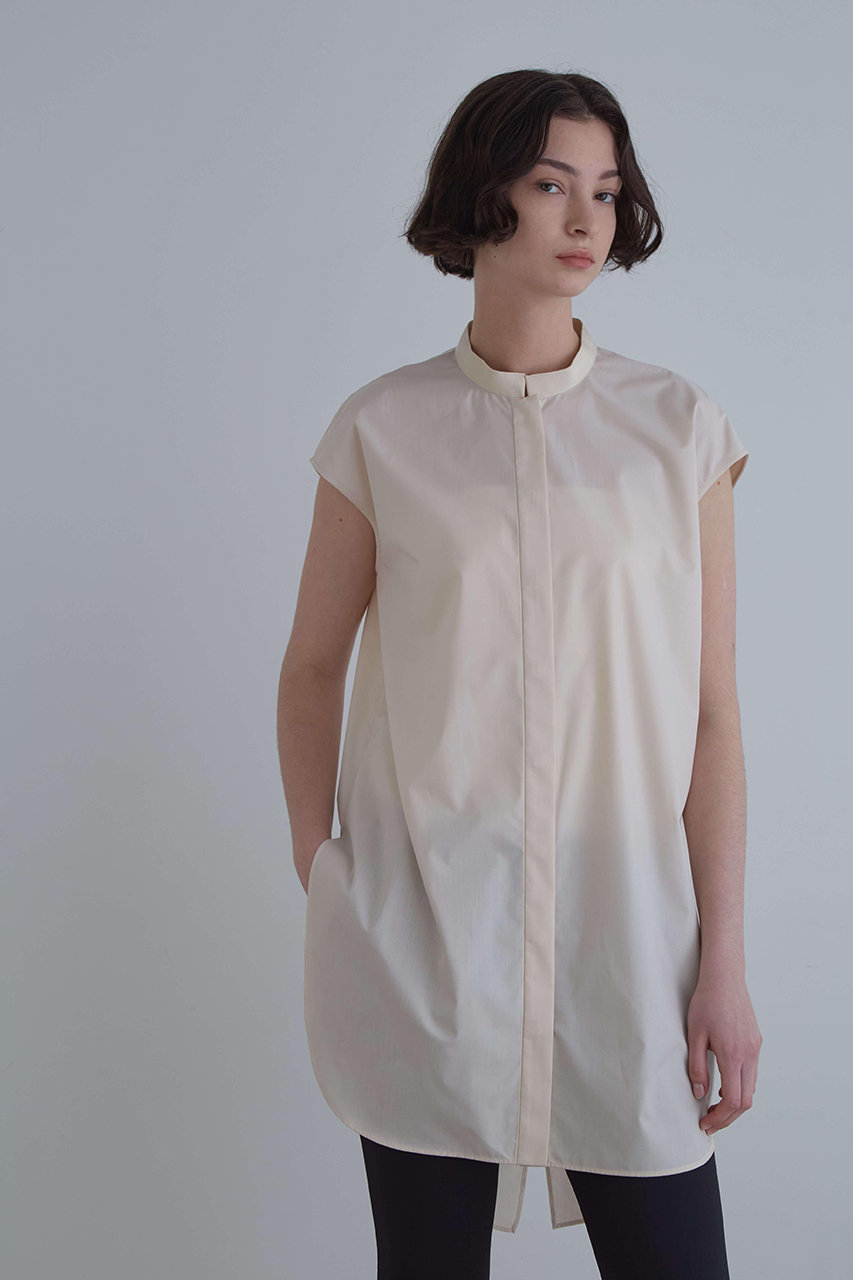 ル フィル/LE PHILのライトタイプライターロングシャツ(ベージュ/5344110326)