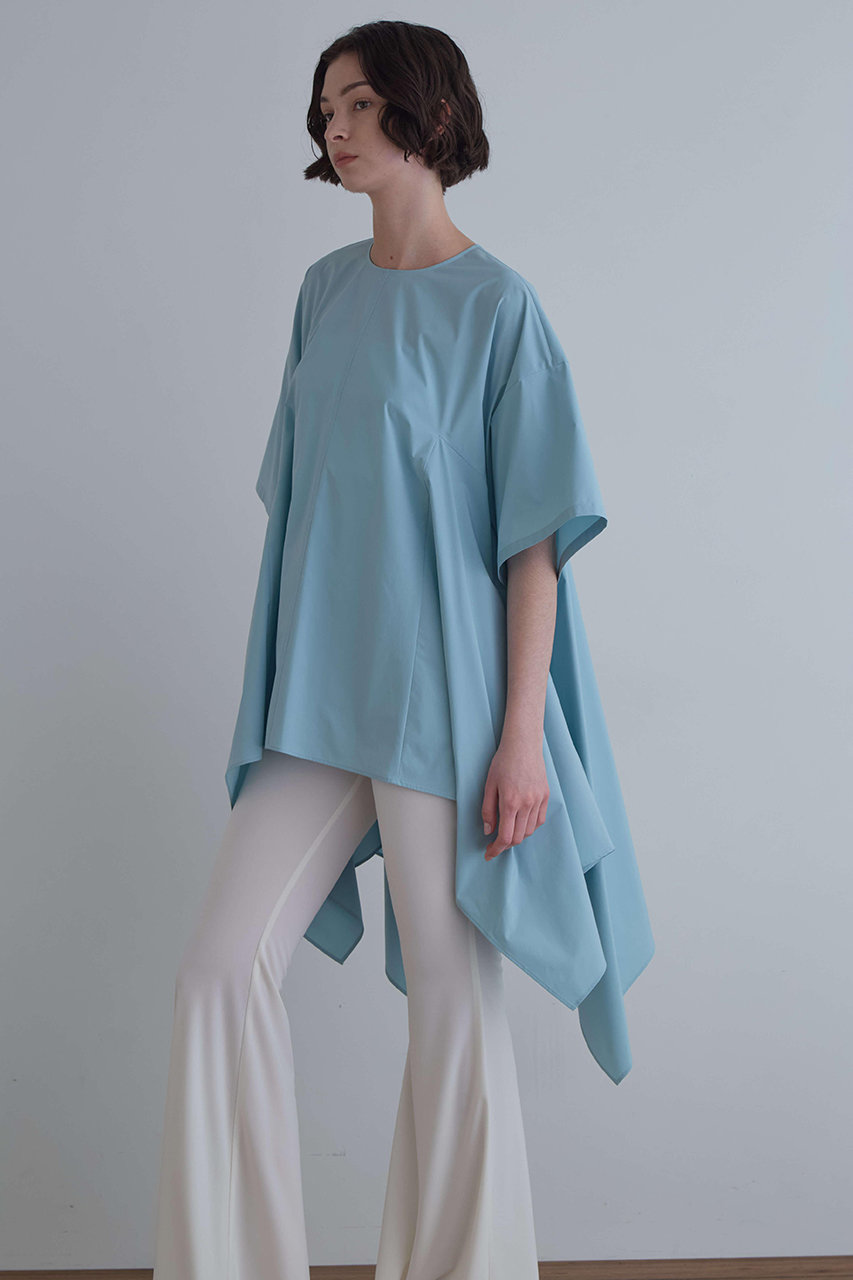 ル フィル/LE PHILの《LE PHIL》SOLOTEX フレアブラウス(ライトグリーン/5344110503)