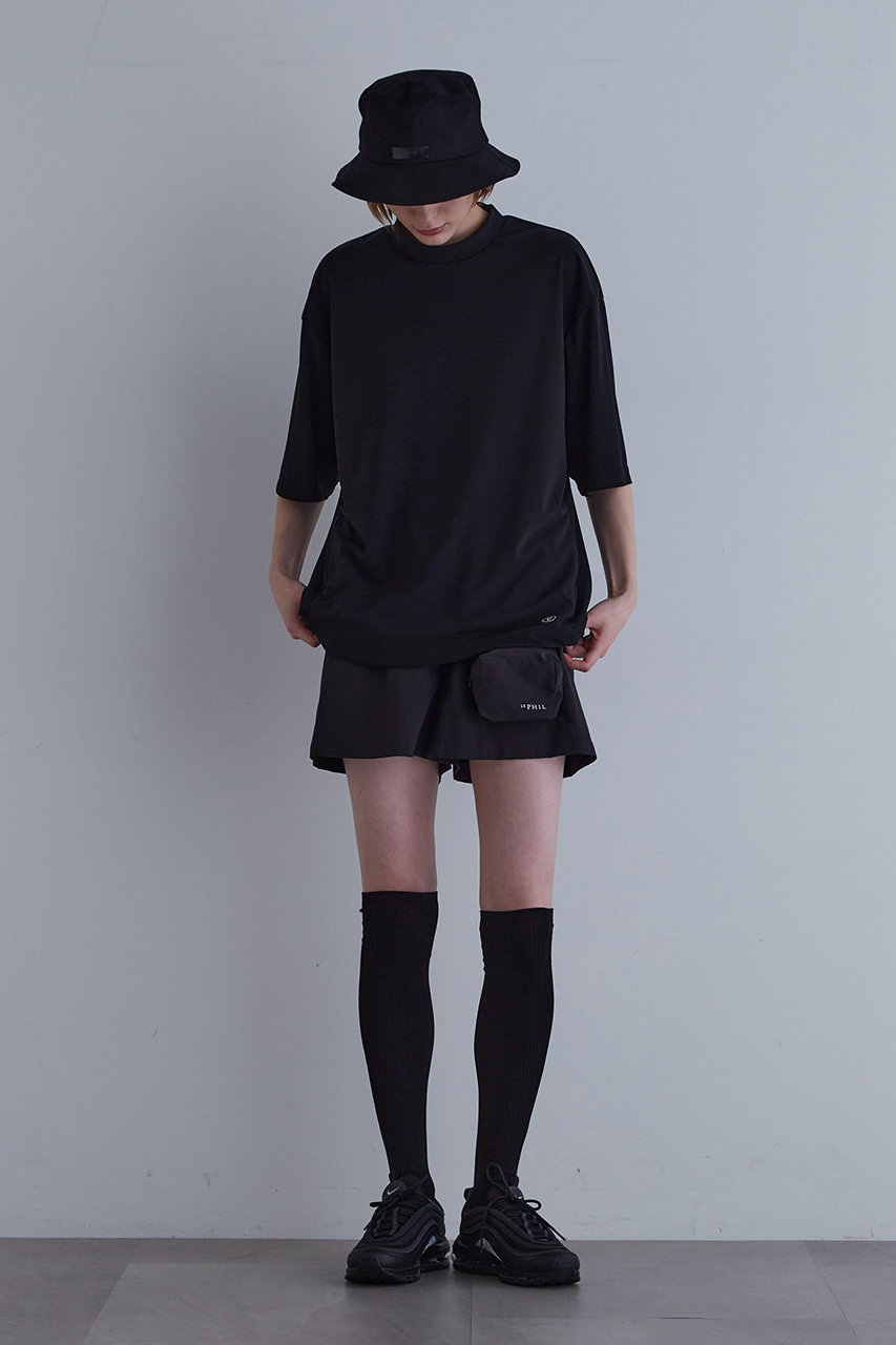 ル フィル/LE PHILの《LE PHIL SPORTS》コーデュラショートパンツ(ブラック/5344130203)